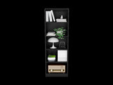 Bookcase Compact Bookshelf with Multiple Shelves, Black B097P167420
