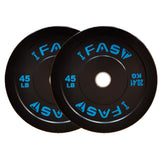 ZNTS Weight Plates, Rubber Bumper Plates, 2 Inch Steel Insert 45lb Bundle Options Available for Home Gym 44023376