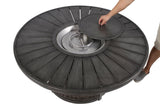 25 H x 52 W Propane Outdoor Fire Pit Table B120142318