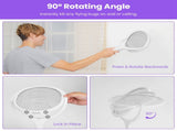 3 In 1 Electric Bug Zapper Racket 90Rotating Bug Zapper Wand Indoor Outdoor Handheld Mosquito 36998449