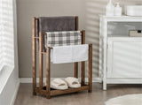 Vertical towel rack brown 96586192