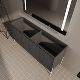 60" Freestanding Bathroom Vanity, Storage Cabinet with Soft Closed Doors -Excluding Sink W1972P243180