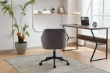 ZNTS Velvet Office Desk Chair, Modern Home Desk Chair with Wheels , Vanity Chairs for Living Room, W2725P190513