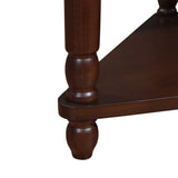 33.8'' Small Triangle Table, Wood Side Table for Small Spaces/ Living Room, 3 Tier End W1202P155411