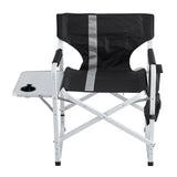1-piece Padded Folding Outdoor Chair with Side Table and Storage Pockets,Lightweight Oversized 28569844