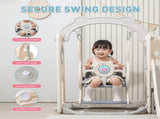 12 in 1 Toddler Outdoor Playset with Swing, Indoor Swing and Slide Set Playground for Toddlers 1-3, W5072P469212