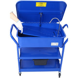 Mobile Parts Washer, 20 Gallon Capacity Portable Parts Cleaner for Use with Water Based Cleaning W465P149908