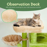 33 inch Cat Tree Cat Tower for Indoor Cats, Cat Activity Center Play House with Large Padded Perch, 75858687