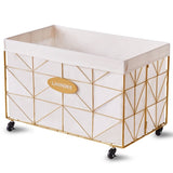 Laundry Baskets,Collapsible Laundry Basket with Wheels,Removable Lined for Easy Cleaning Storage 73742305