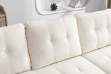 77 Inch Reversible Sectional Storage Sleeper Sofa Bed L-Shape 2 Seat Sectional Chaise With Storage W1203P146254