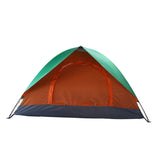 ZNTS 2-Person Double Door Camping Dome Tent Orange & Green 63373900