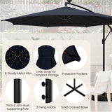 10 Feet Umbrella with LED Lights 91741956