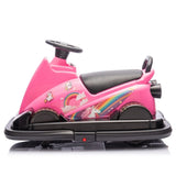12V Kids Ride On Motor Bumper Car,integrating system,Rotate 360 degrees in place,Collision triggers W1396P178742