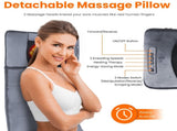 Full Body Vibration Massage Mat with Detachable Neck Pillow - 10 Massage Heads , 9 97917176