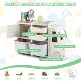Cute Truck-shaped Organizer with Plastic Bins 49980179