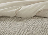 3 Piece Oversized Cotton Matelasse Comforter Set-Full/Queen B035P280375