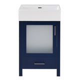 20-Inch bathroom vanity with ceramic sink and ample storage - ideal for small bathrooms WF324691AAC