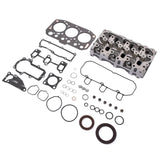 Complete Cylinder Head & Full Gasket Kit Fit for Yanmar 3TNV70 Engine VIO10-2 VIO15-2A VIO15-3 17739421