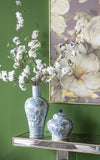 47x15.5x31" Rectangular Console Table with Elegant Floral Design and Mirrored Silver Finish W2078P248216