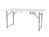 4ft Foldable Lift Patio Plastic Table White 20009698
