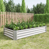 ZNTS Raised Garden Bed Outdoor, 6×3×1ft , Metal Raised Rectangle Planter Beds for Plants, Vegetables, and 57393936