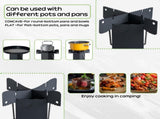 9.44"D x 17"W x 22"H camping rocket stove 05736482