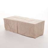 56'' Rectangular Outdoor MGO 50,000 BTU Propane Fire Pit, Brown Wood Pattern 57570.00BRN-50K