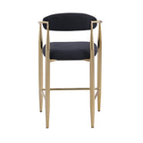 Modern Boucle Bar Stools Set of 2 Modern Upholstered Bar Height Barstools Vintage High Island Chairs W1567P209545