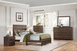 Espresso Finish Two Drawers Nightstand 1pc Contemporary Bold Framing Wooden Bedroom Furniture B011P257334
