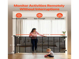 Retractable Baby Gate, Expands Up to 163.3 Inches Wide, 39 Inches High, Reinforced with Fiberglass 26806186