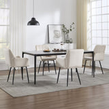 Dining Chairs Set of 1, Upholstered Kitchen Chairs with Comfortable Seat, velvet Dining Chairs with W3112P254938