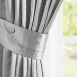 ZNTS Pleat Curtain Panel with Tieback B035129638