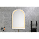 ZNTS 32*20 LED Lighted Bathroom Wall Mounted Mirror with High Lumen+Anti-Fog Separately Control+Dimmer W928P151688