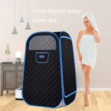 ZNTS Portable Folding Full size Steam Sauna with 1000W&2.2L steam Generator. Personal Sauna Tent for W782124151