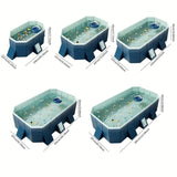 1.8m PVC folding pool bathes and cools in summer, suitable for outdoor patio beach W2710P305062