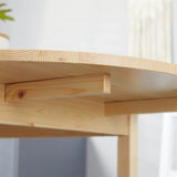 55" Wood Folding Dining Table/Small Sized Dining Table 89759556
