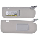 Pair Sun Visor Left and Right Gray Fit for Hyundai Elantra MD 2011-2015 852103X000TX 852203X000 22099603