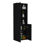 Konik 67-Inch High Storage Cabinet Kitchen Pantry With Three Doors and Three Exterior Shelves B070P173167