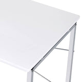 Tennos White & Chrome Finish Writing Desk B2726P287549