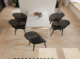 Summer - 2-Pack Modern Lounge Chairs Indoor/Outdoor All-Weather PP Plastic, Lightweight for Patio, W3450P323310