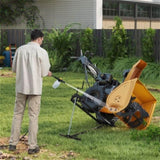 Multipurpose Mower Lift Jack - Ideal for Cleaning/Repairing Mowers/Tractors, Folded Size 48x19.5, 04479362
