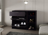 Whitaker Shoe Rack, Bedroom, Black B092P368948