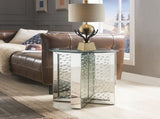 Nysa Mirrored & Faux Crystals End Table B2726P446707