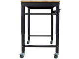 Workbench - 35" Wide Rolling Workbenches for Garage - Adjustable Height, Workshop Tool Bench, Metal W465P190957