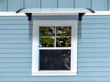 HT-100 x 80 Household Application Door & Window Rain Cover Eaves Canopy White & 87203302
