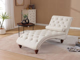 Classical Velvet Recliner Chair with Button Tufting & Silver Nailhead Trim - Vintage Style Lounge W2795P479253