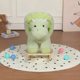 Kids Ride-On Rocking Horse Toy with Lullaby Song,Dinosaur Rocking Toy with Hand Puppets and Safety 75639532