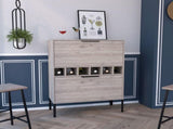Winthrop 6-Bottle Rectangle Bar Cabinet Light Grey B06280597