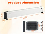 48" Baseboard Heater, 1500W Electric Baseboard Space Heater with 3 Heat Settings, Remote Control, 44927025