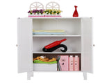 Double Doors Bathroom Cabinet White 91618013